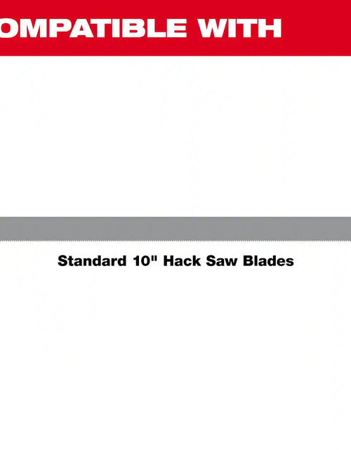 Load image into Gallery viewer, 12 In. Hack Saw with Rubber Handle with 10 In. Hack Saw

