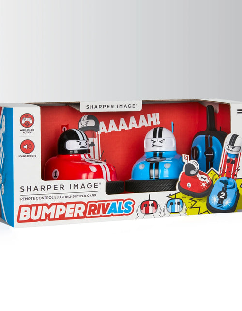 Load image into Gallery viewer, ® Juguete RC Control Remoto Rivales De Parachoques Eyectables Con Incluye Control Remoto Inalámbrico Y Efectos De Sonido, 6 Piezas, Rojo Y Azul, Para Mayores De 8 Años
