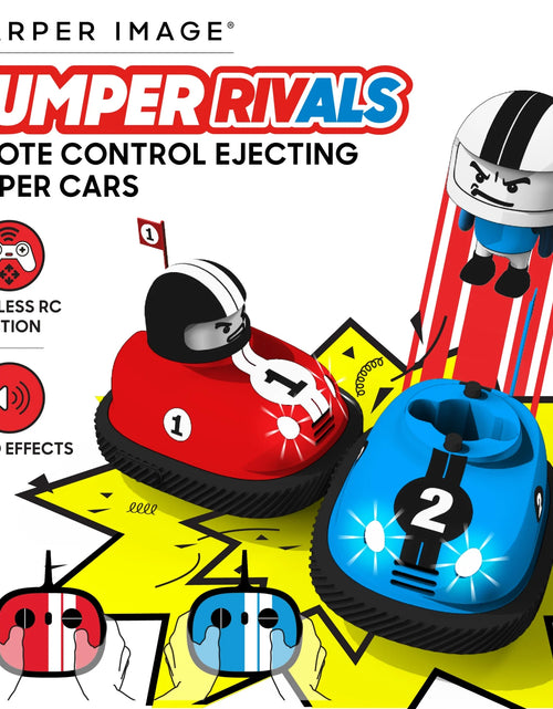 Load image into Gallery viewer, ® Juguete RC Control Remoto Rivales De Parachoques Eyectables Con Incluye Control Remoto Inalámbrico Y Efectos De Sonido, 6 Piezas, Rojo Y Azul, Para Mayores De 8 Años
