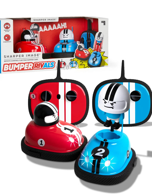Load image into Gallery viewer, ® Juguete RC Control Remoto Rivales De Parachoques Eyectables Con Incluye Control Remoto Inalámbrico Y Efectos De Sonido, 6 Piezas, Rojo Y Azul, Para Mayores De 8 Años
